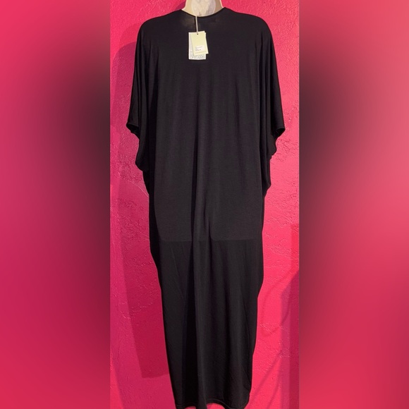 NWT. Barefoot Dreams Luxe Milk Jersey soft, cozy, comfy day to night maxi caftan - Picture 7 of 16